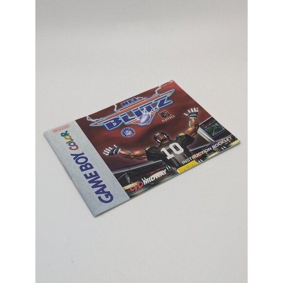 NFL Blitz Nintendo Game Boy Color (Nintendo 64, 1997) Manual Only - Picture 3 of 6
